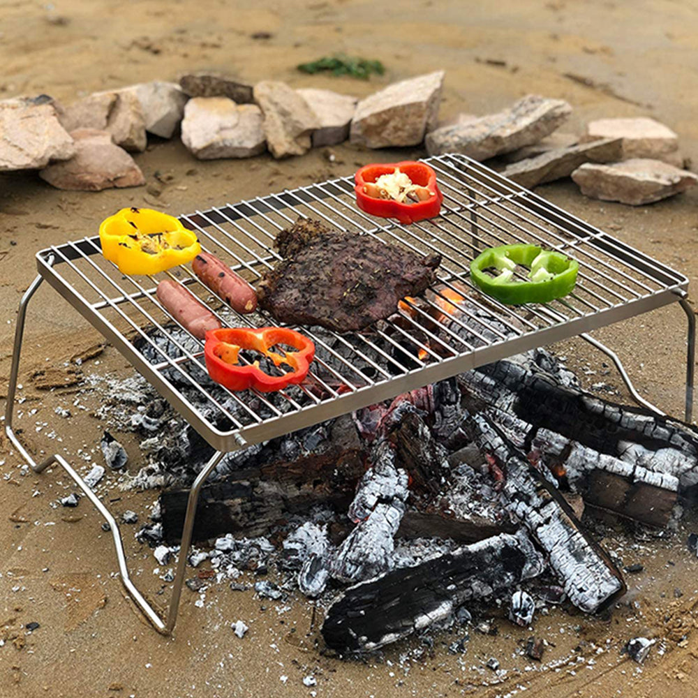 PureQ "Beach Burn" Portable Over Fire Grill