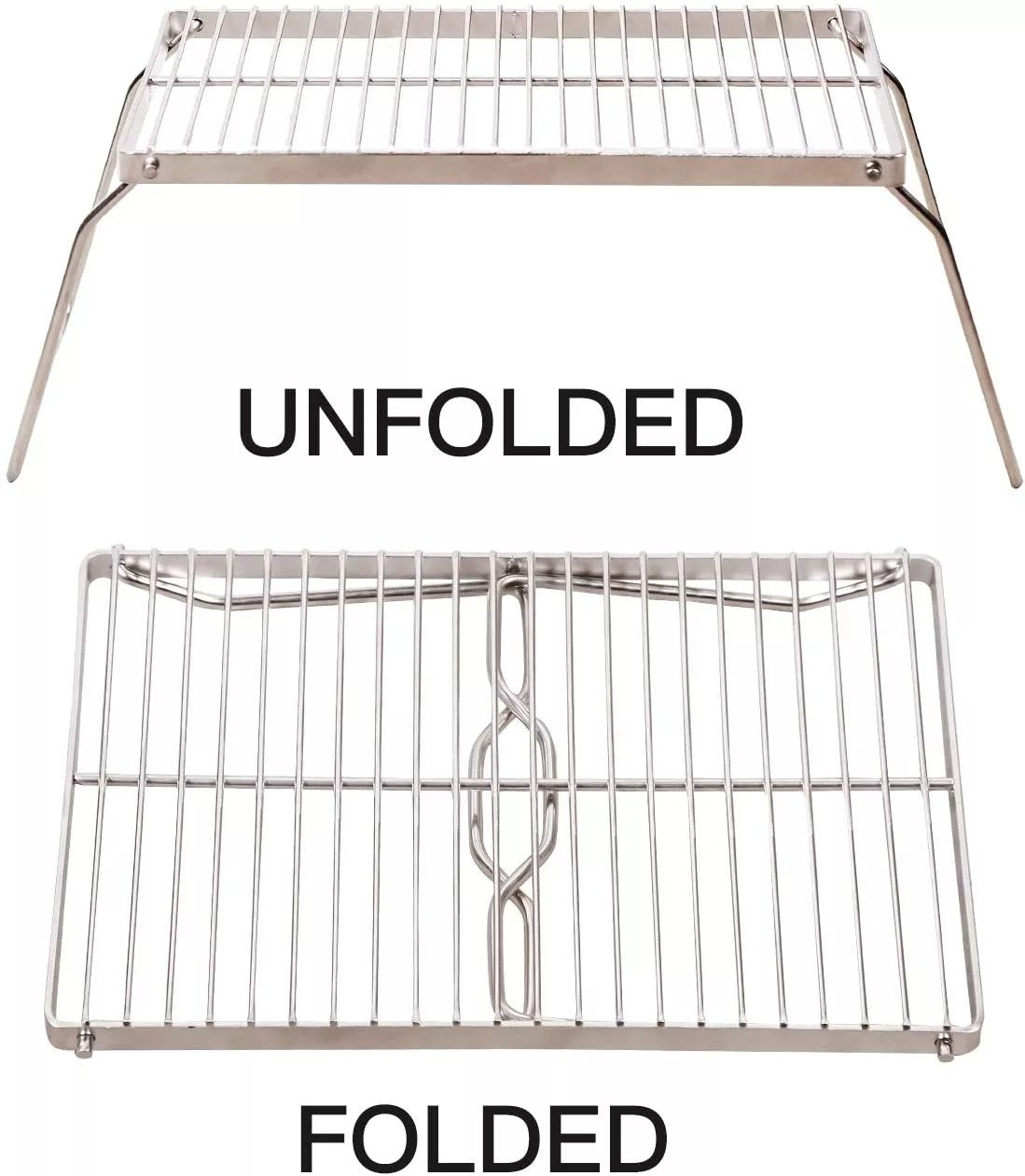 PureQ "Beach Burn" Portable Over Fire Grill