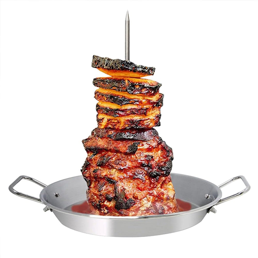 PureQ "Shawarma" Vertical Kebab Skewer & Pan Set