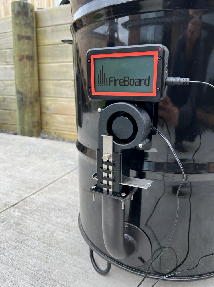 BBQ Pro FireBoard Blower Adaptor For Pit Barrel