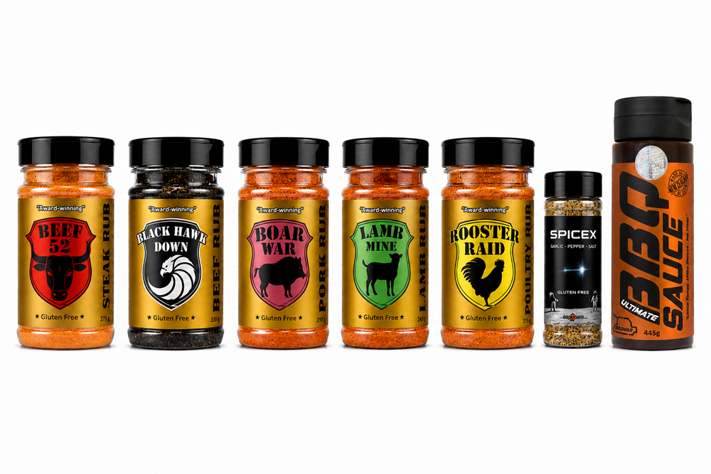 BBQ War - Complete Rub & Sauce Combo Pack