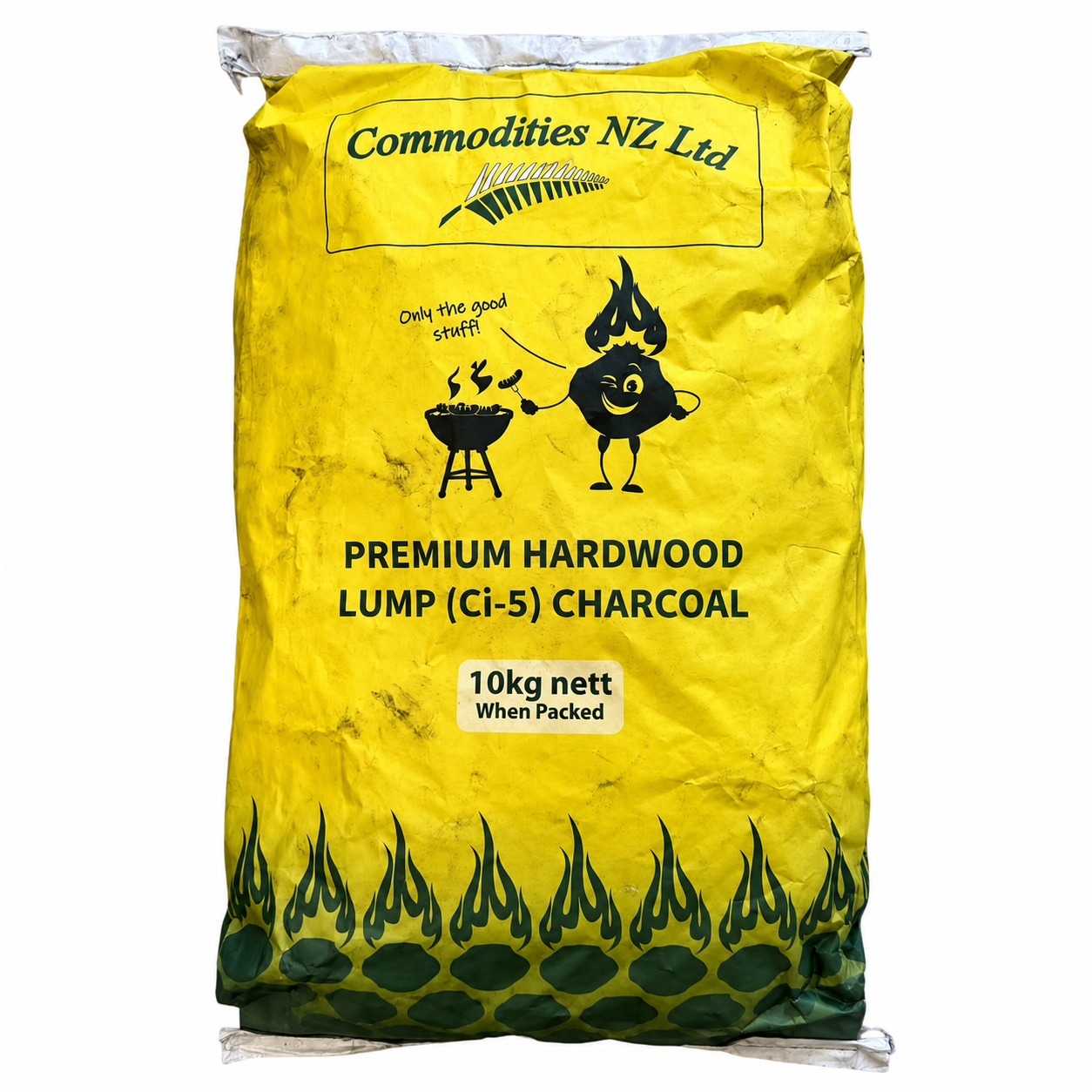 Commodities NZ - Premium Hardwood Lump Charcoal Ci5 (10kg)