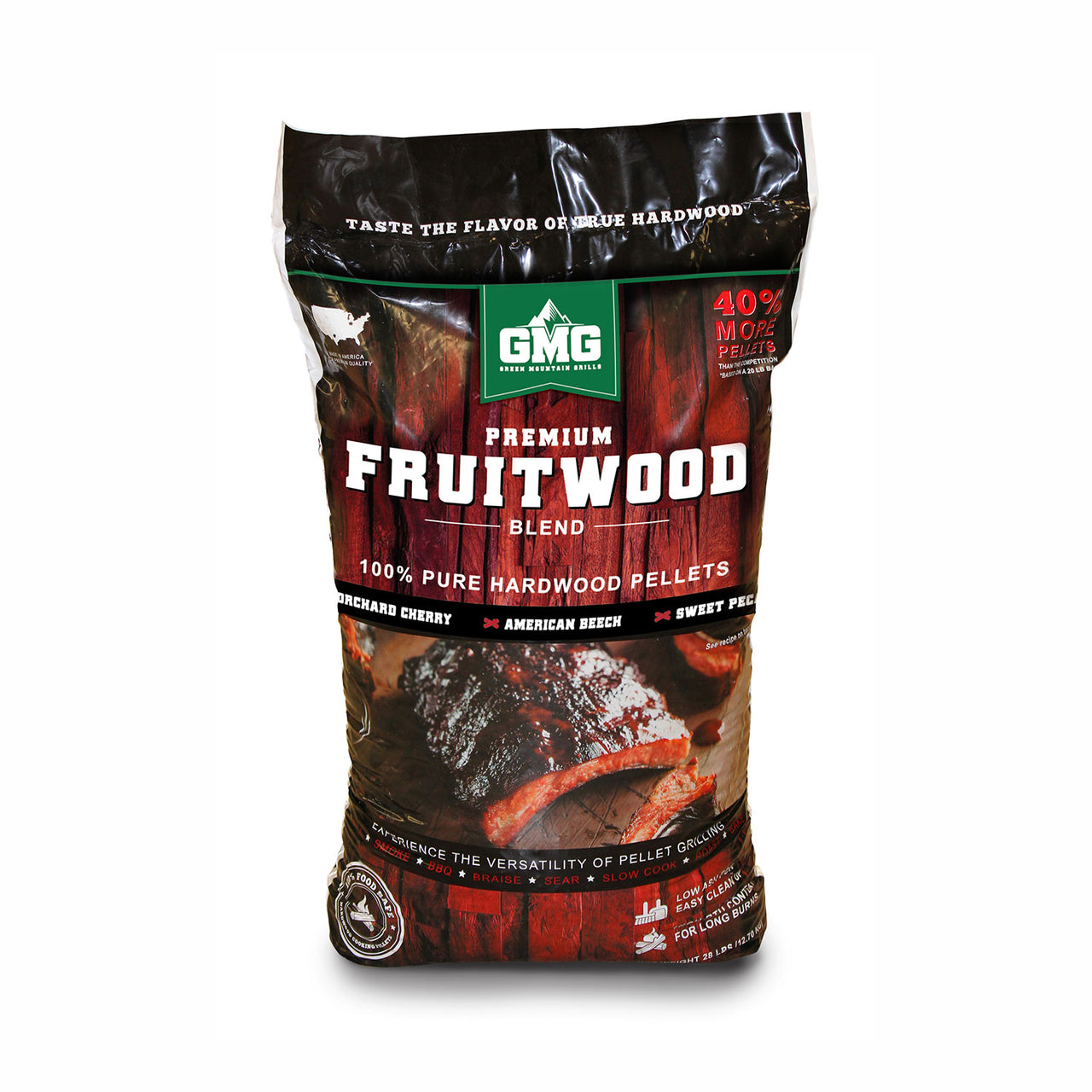 Green Mountain Grills - Premium Fruitwood Blend 12.7kg / 28lb Bag