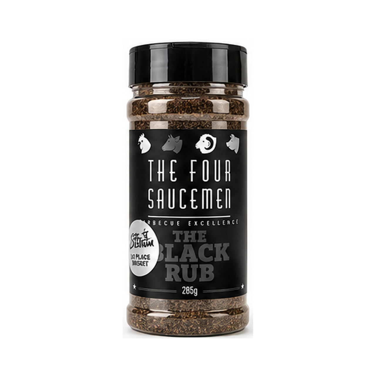 The Four Saucemen - The Black Rub BBQ Seasoning